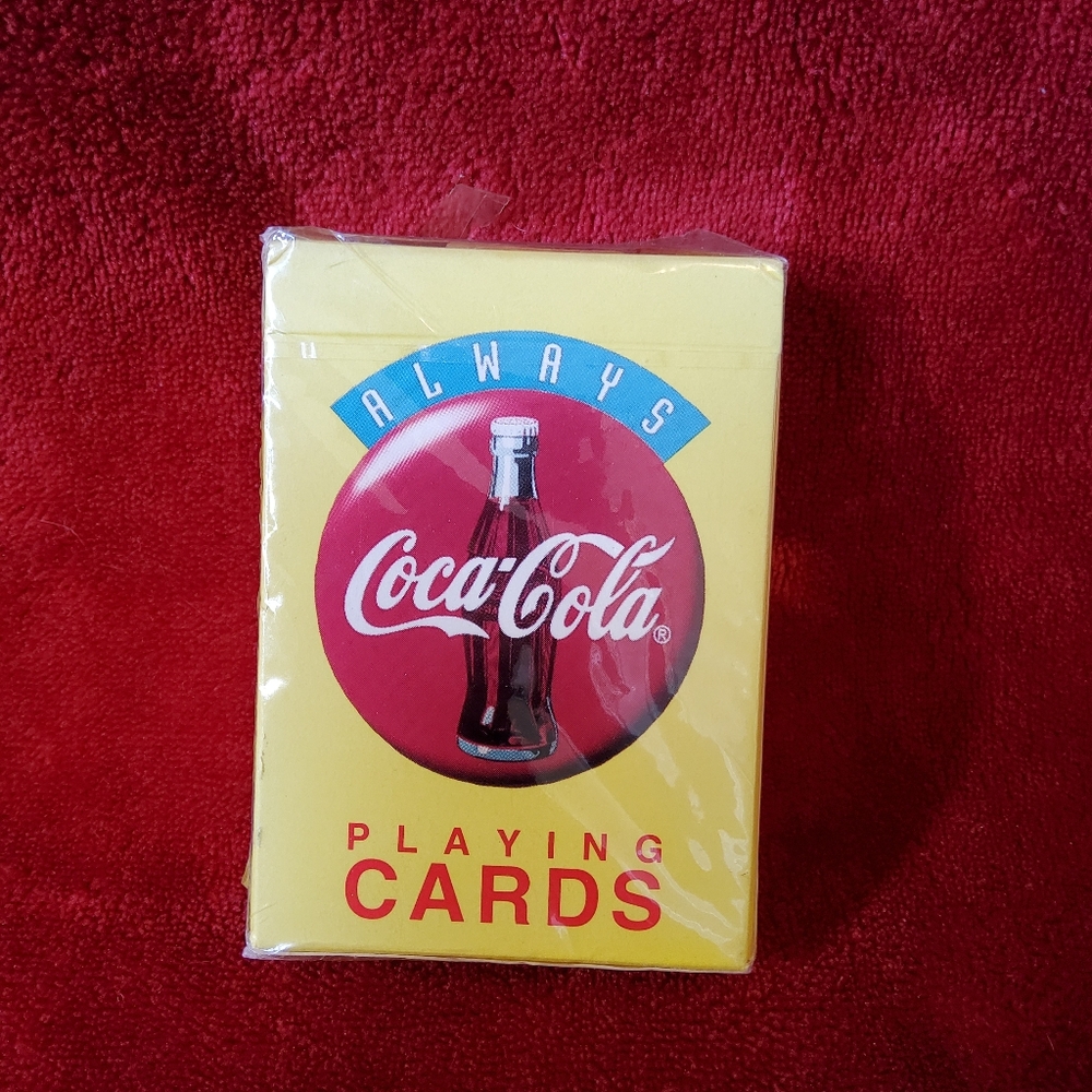 NOS Vintage 1994 Always Coca Cola Playing Cards Sealed, Unused Collectors Cards